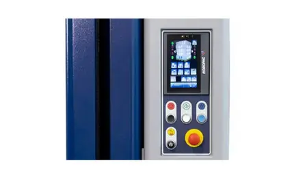 Display der Stretchmaschine Rotoplat 708 PVS