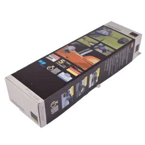 Individuelle Verpackungsentwicklung für nachhaltige Wellpappe-Stanzverpackungen mit mehreren Inlays für diverse Produktaufnahmen.