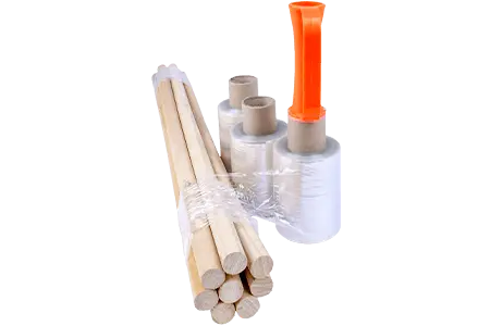 Mehr über Recyclat-Bündelstretchfolie erfahren Freigestelltes Bild von Bündelstretchfolie