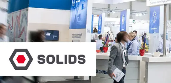 Banner von PRODINGER Verpackung auf der SOLIDS 2026